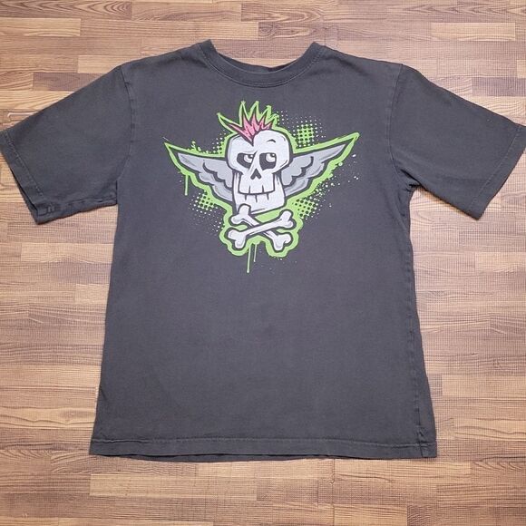 The Place Skull & Bones Tee-shirt Boys Size Large 10/12 - Picture 1 of 6